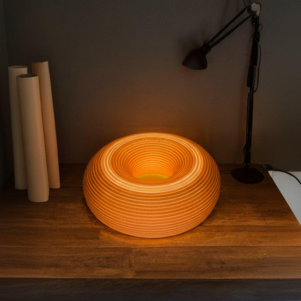 Sunset Donut Lamp for Ambient Bedroom Lighting