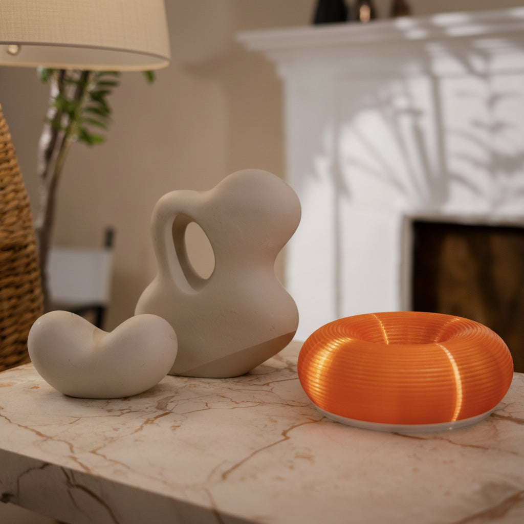 Sunset Donut Lamp for Ambient Bedroom Lighting