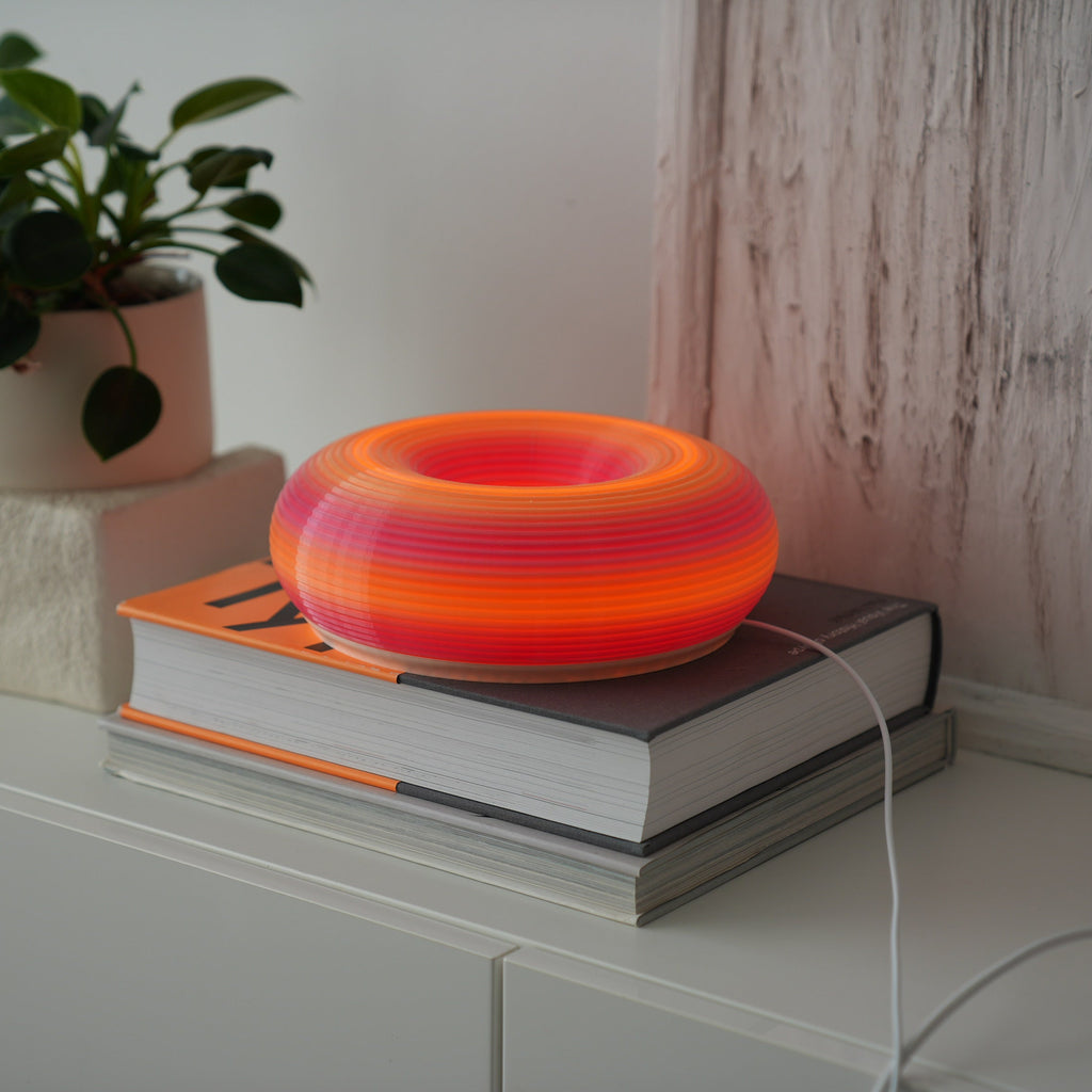 Lemon Drop Donut Lamp for Bright Cozy Spaces