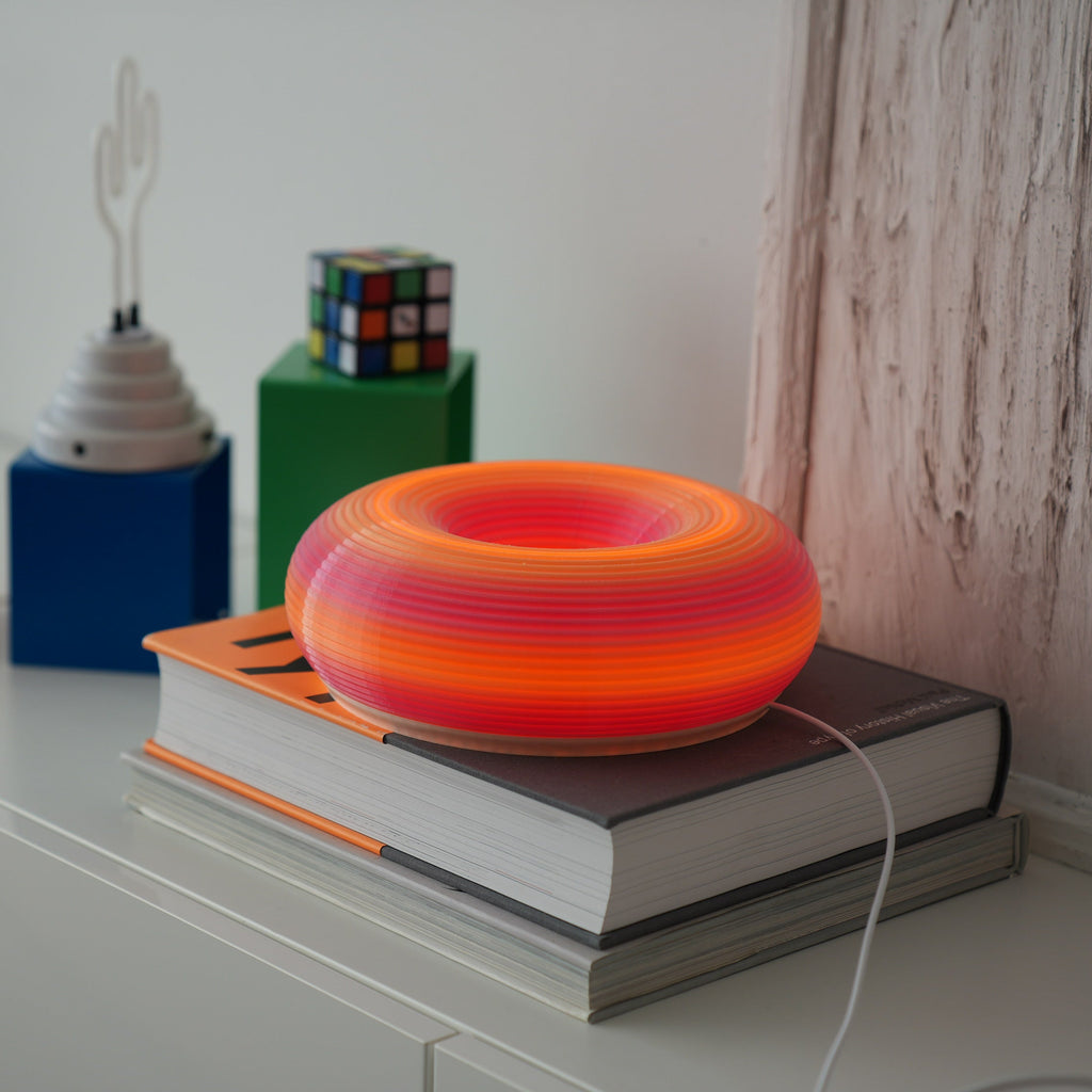 Lemon Drop Donut Lamp for Bright Cozy Spaces