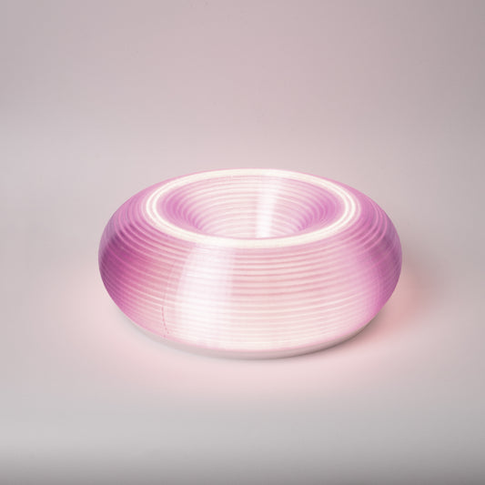Amethyst Donut Lamp