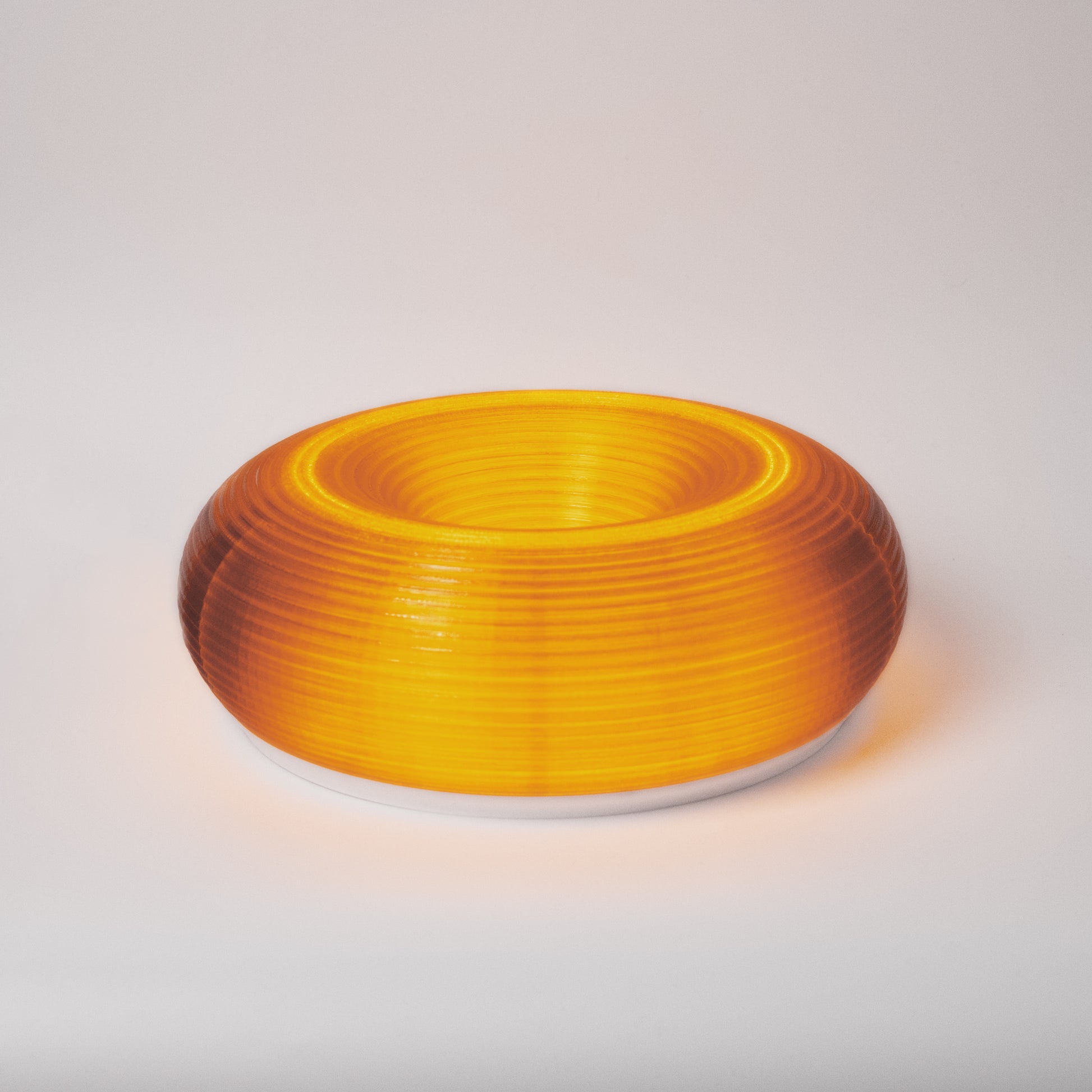 Creamsicle Donut Lamp - Orange Donut Mood Lamp