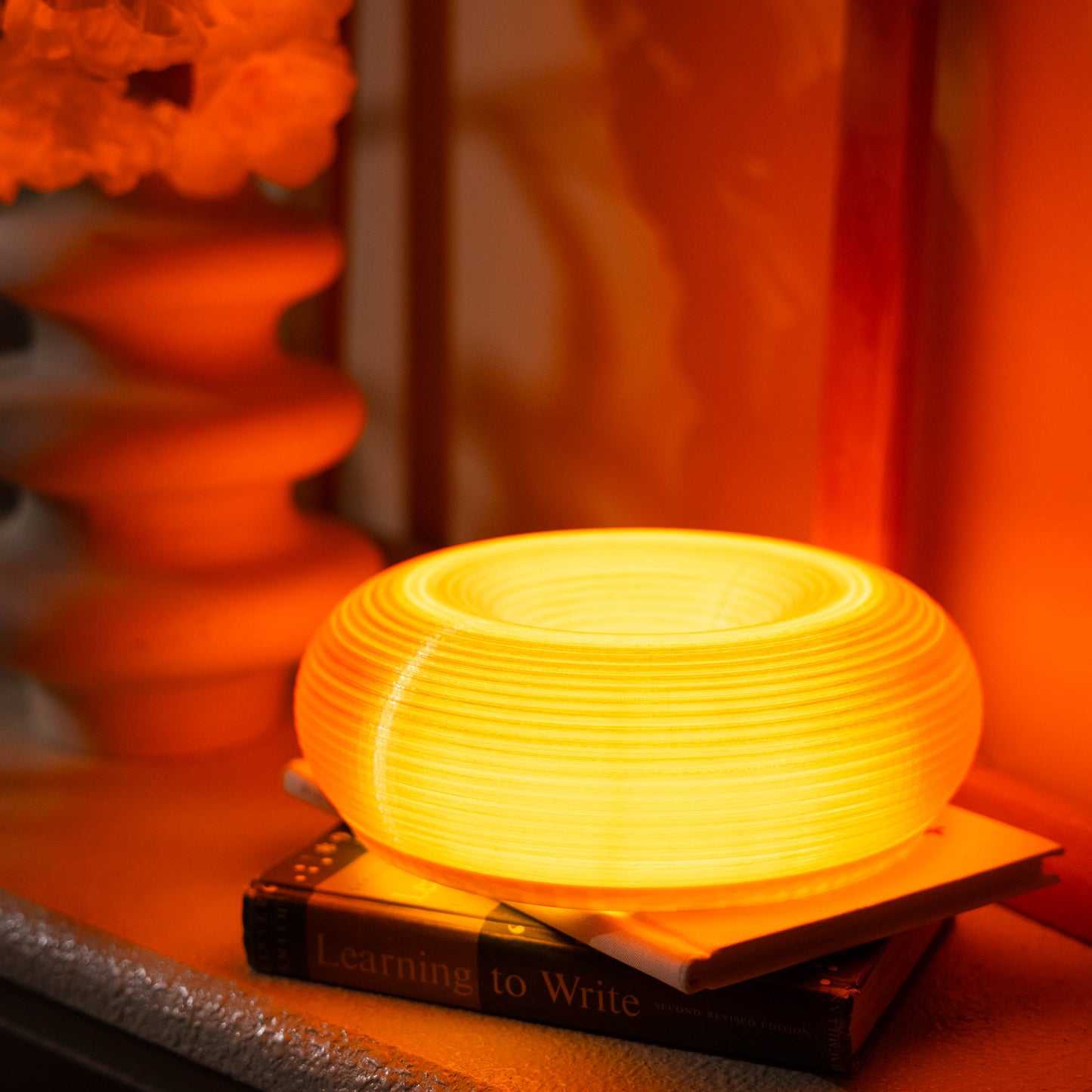 Orange Ambient Table Lamp