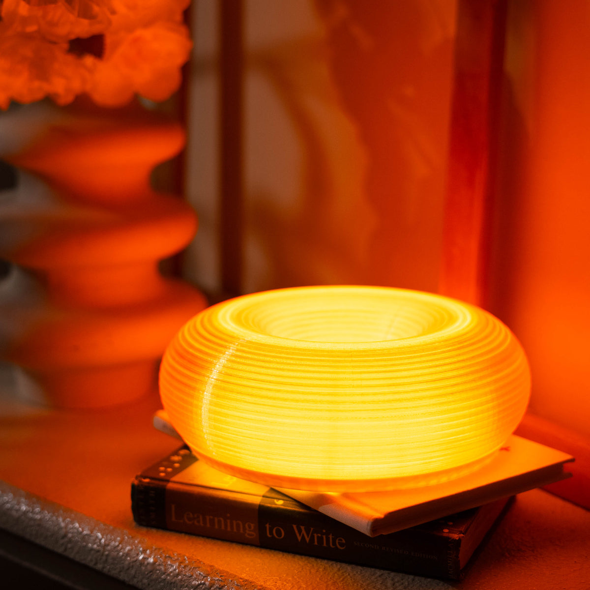 Orange Ambient Table Lamp