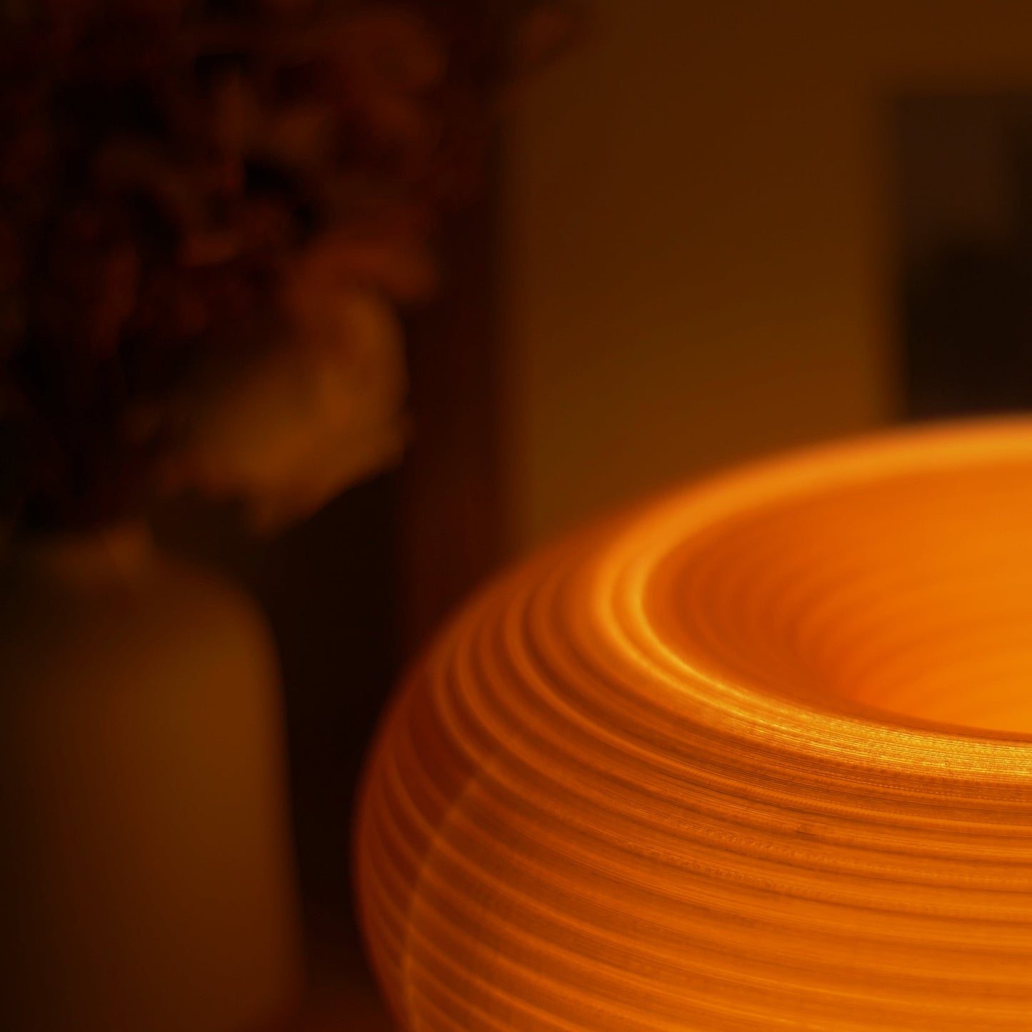 Creamsicle Donut Lamp for Vintage Ambient Lighting