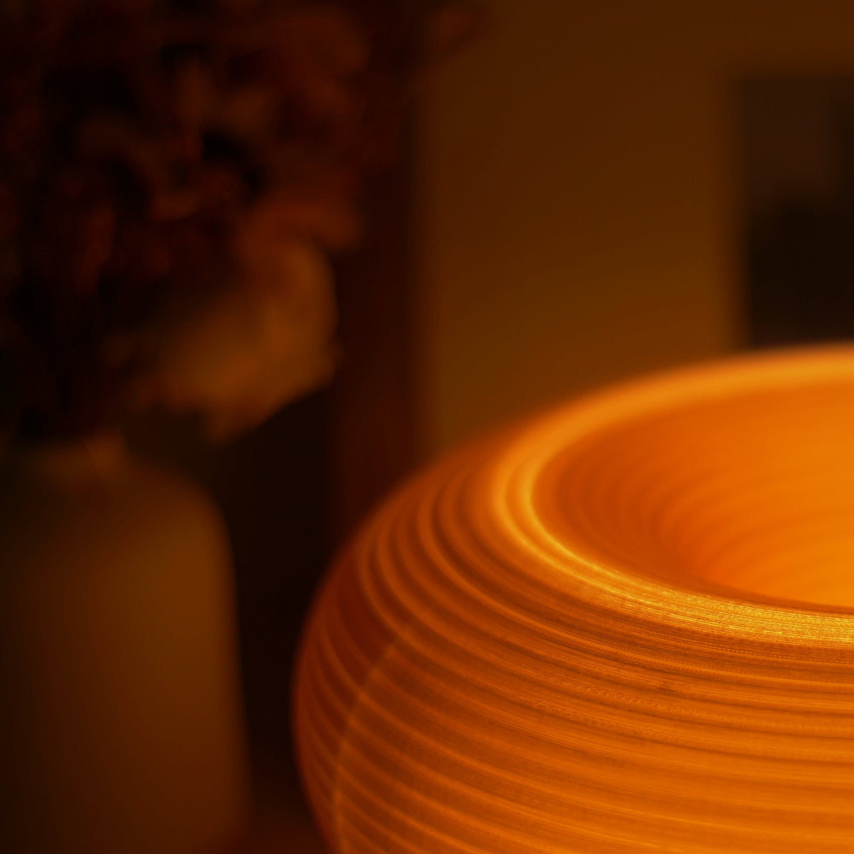 Creamsicle Donut Lamp for Vintage Ambient Lighting