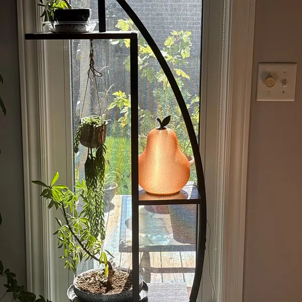 Pear Lamp for Warm Ambient Living Room Lighting